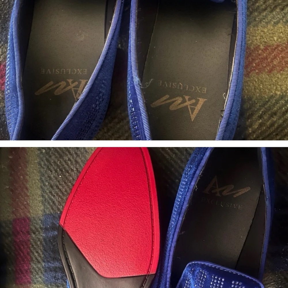 Men's Blue Loafers